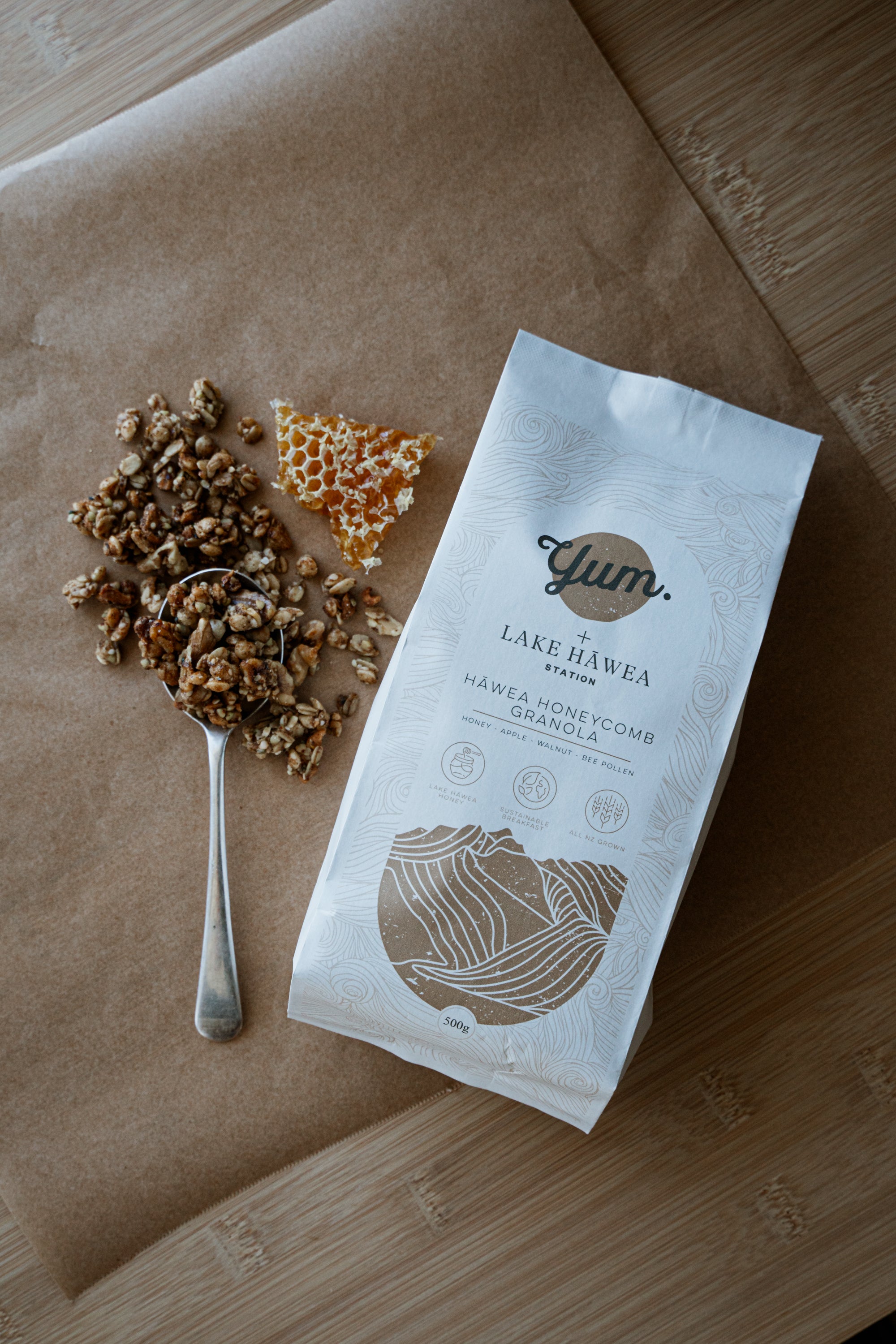 The story behind a VERY special granola-- Hawea Honeycomb Granola