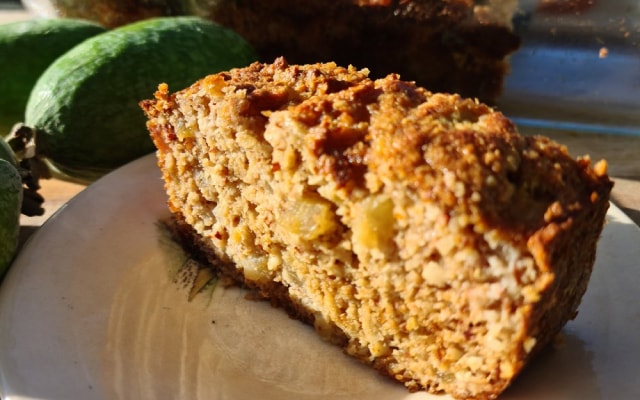 Feijoa, Pear, Ginger Cake (or loaf) - GF, Paleo