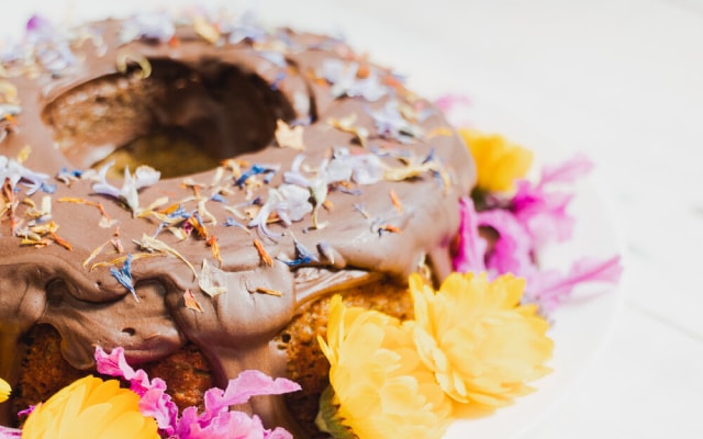 Happy Birthday Banana Cake (with Chocolate Icing)!