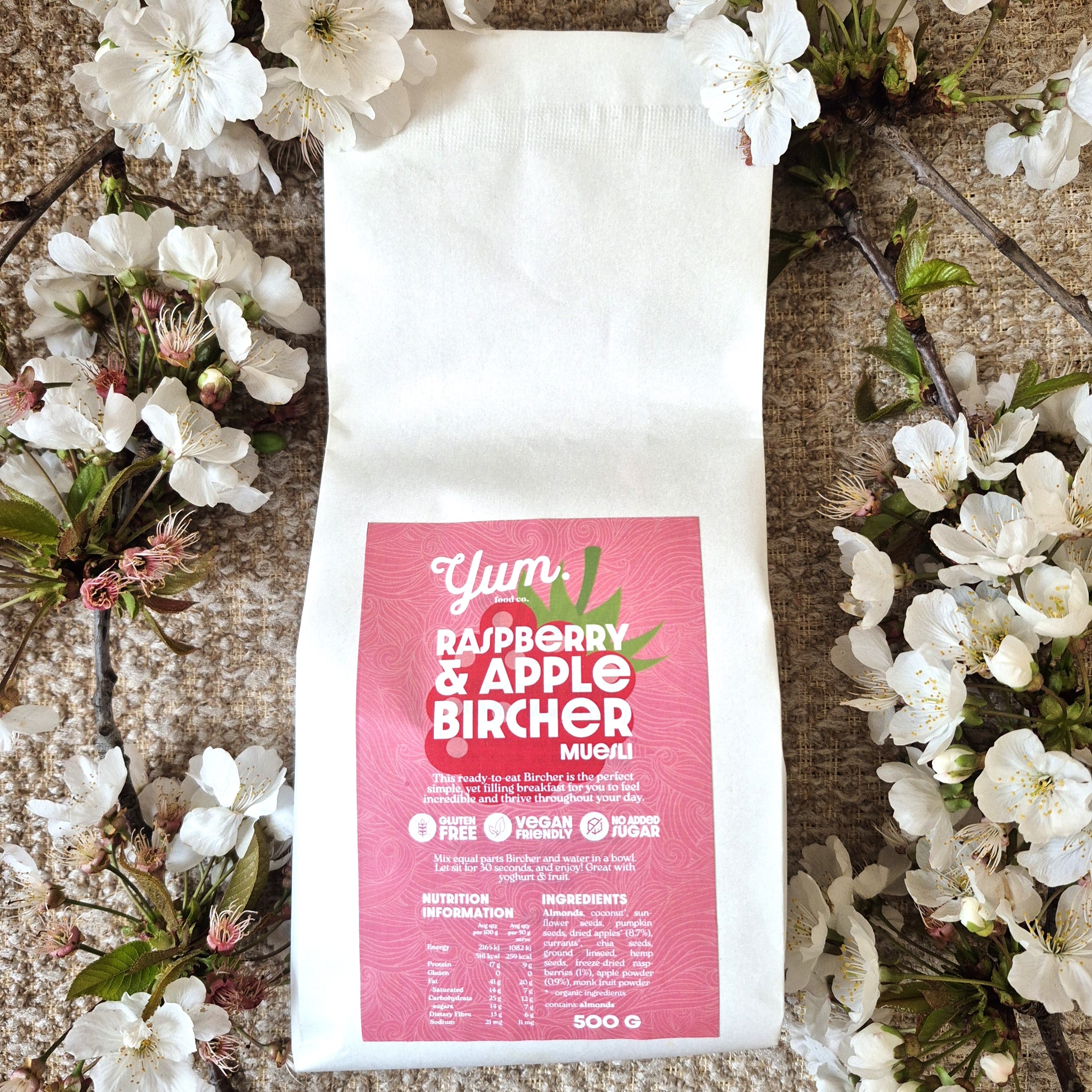 Raspberry Apple Bircher