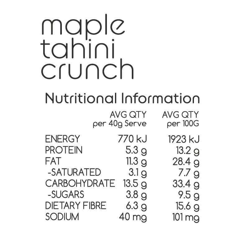 Maple Crunch Granola